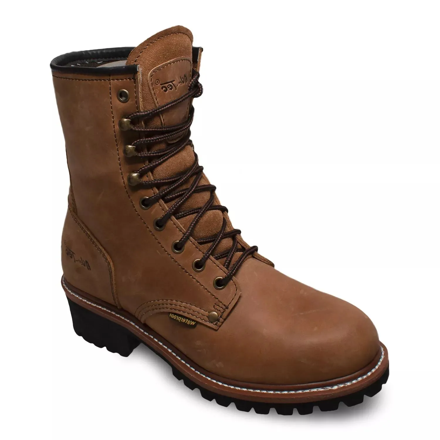 AdTec 1427 Men's Waterproof Steel Toe Logger Work Boots