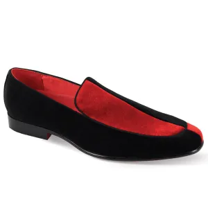 After Midnight | Velvet Split Color Loafer | 7016