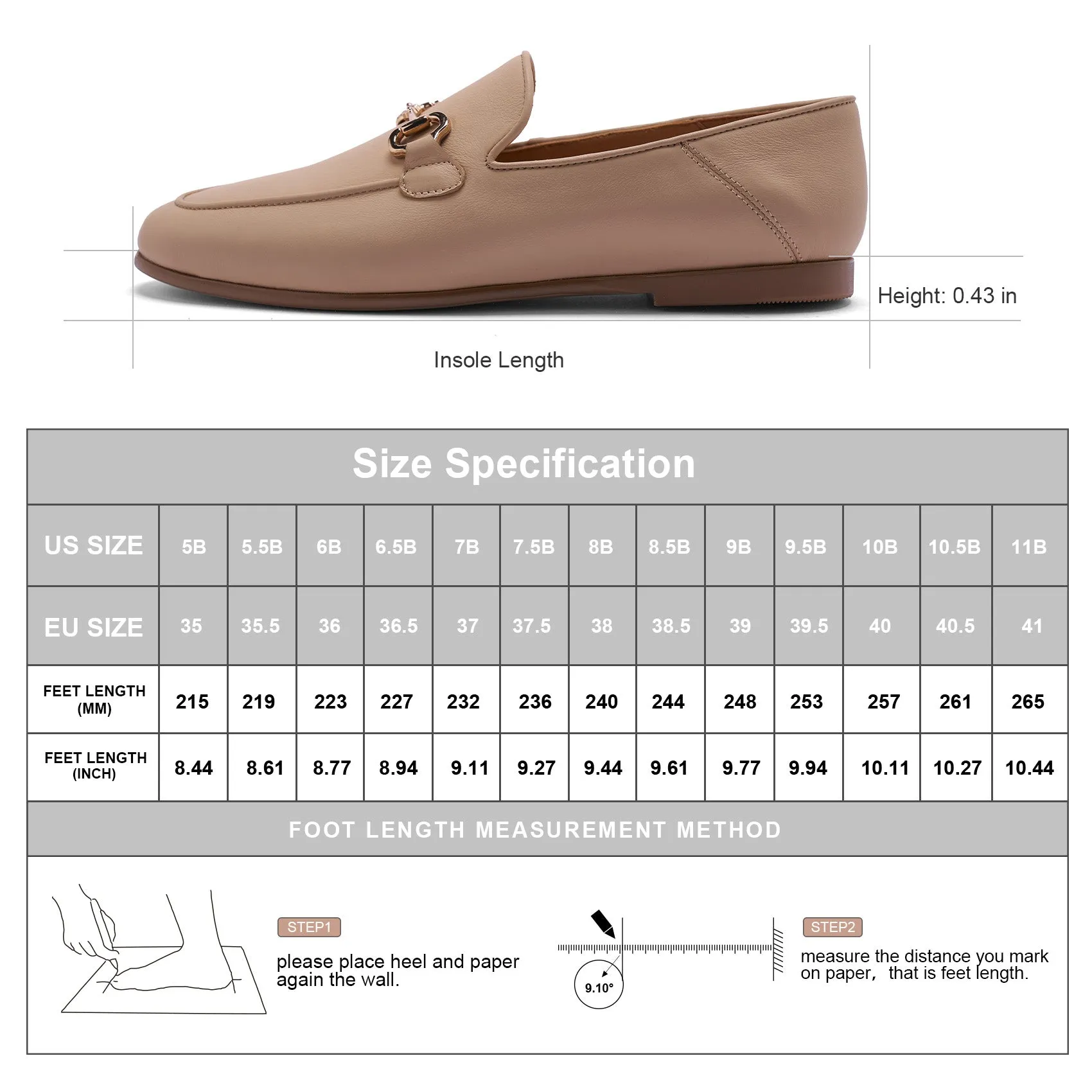 AiciBerllucci COCO Women's Calfskin Leather Loafer,Casual Loafers Shoes, Slip on Loafers Shoes for Women,Soft Comfort Flat Loafer Shoes for Ladies Apricot