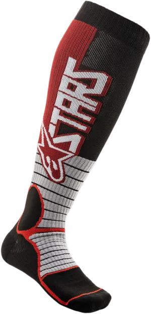 ALPINESTARS MX Pro Socks - Burgandy/Black - Medium 4701520-301-SM