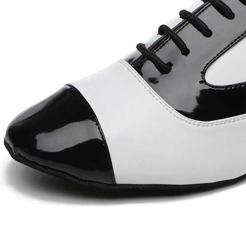 Black & White Performance Practice Dance Shoes