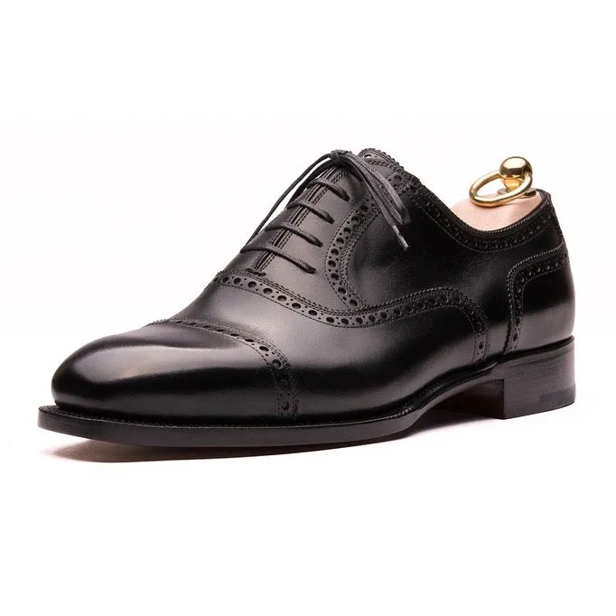 Black Calf Classic Brogue Oxfords