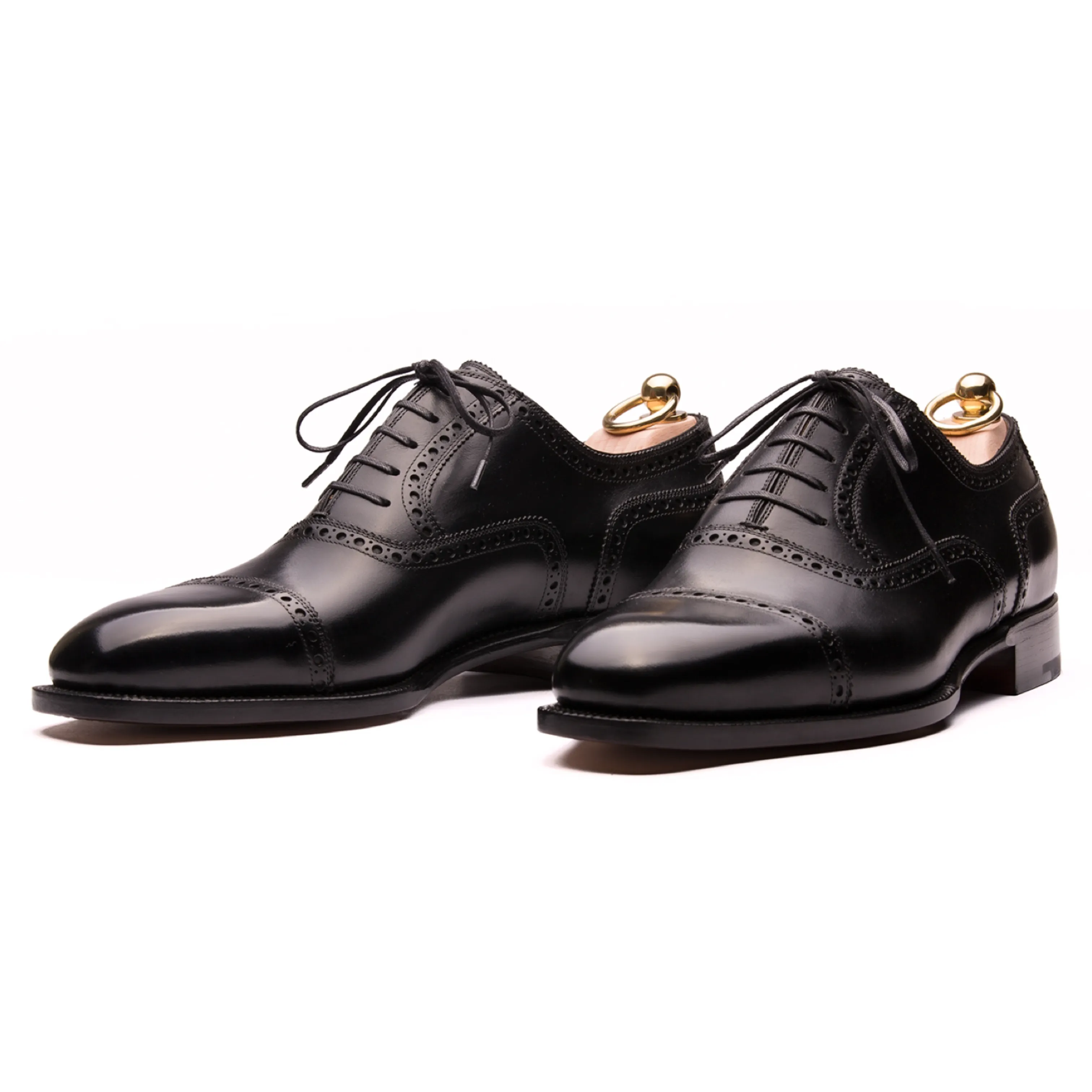 Black Calf Classic Brogue Oxfords