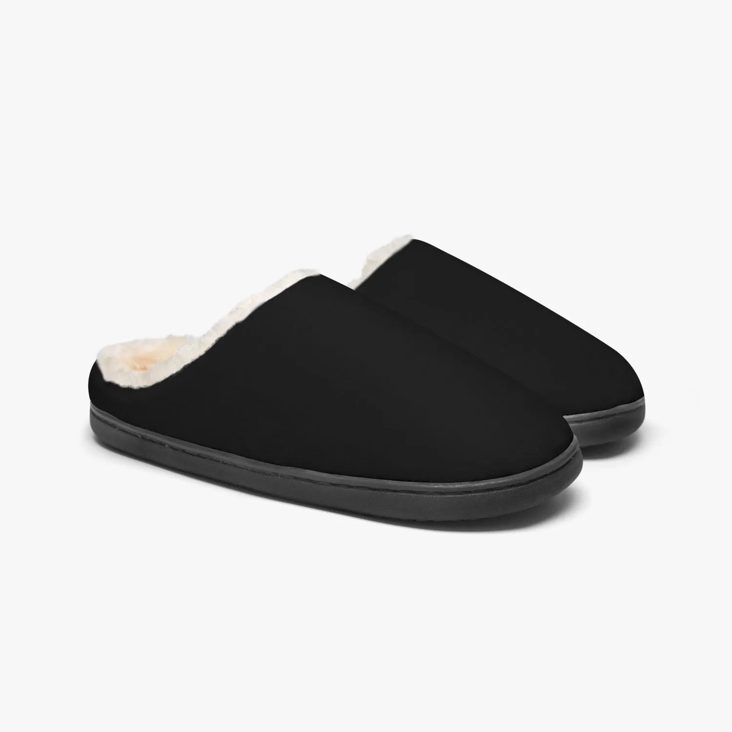 Black Unisex |  Fluffy Bedroom Slippers