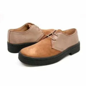 British Walkers Playboy Classic Low Cut Men's Tan Leather Oxfords