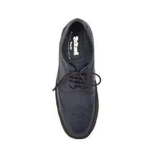 British Walkers Playboy Low Top Wingtips Men's Navy Blue Leather Oxfords