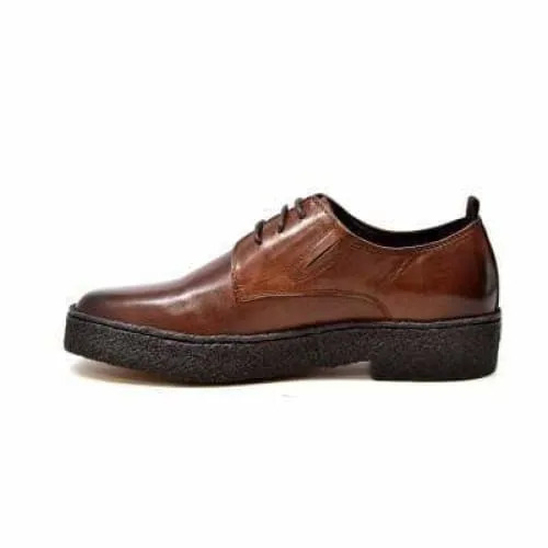 British Walkers Playboy Original Men's Brown Leather Low Top Oxfords