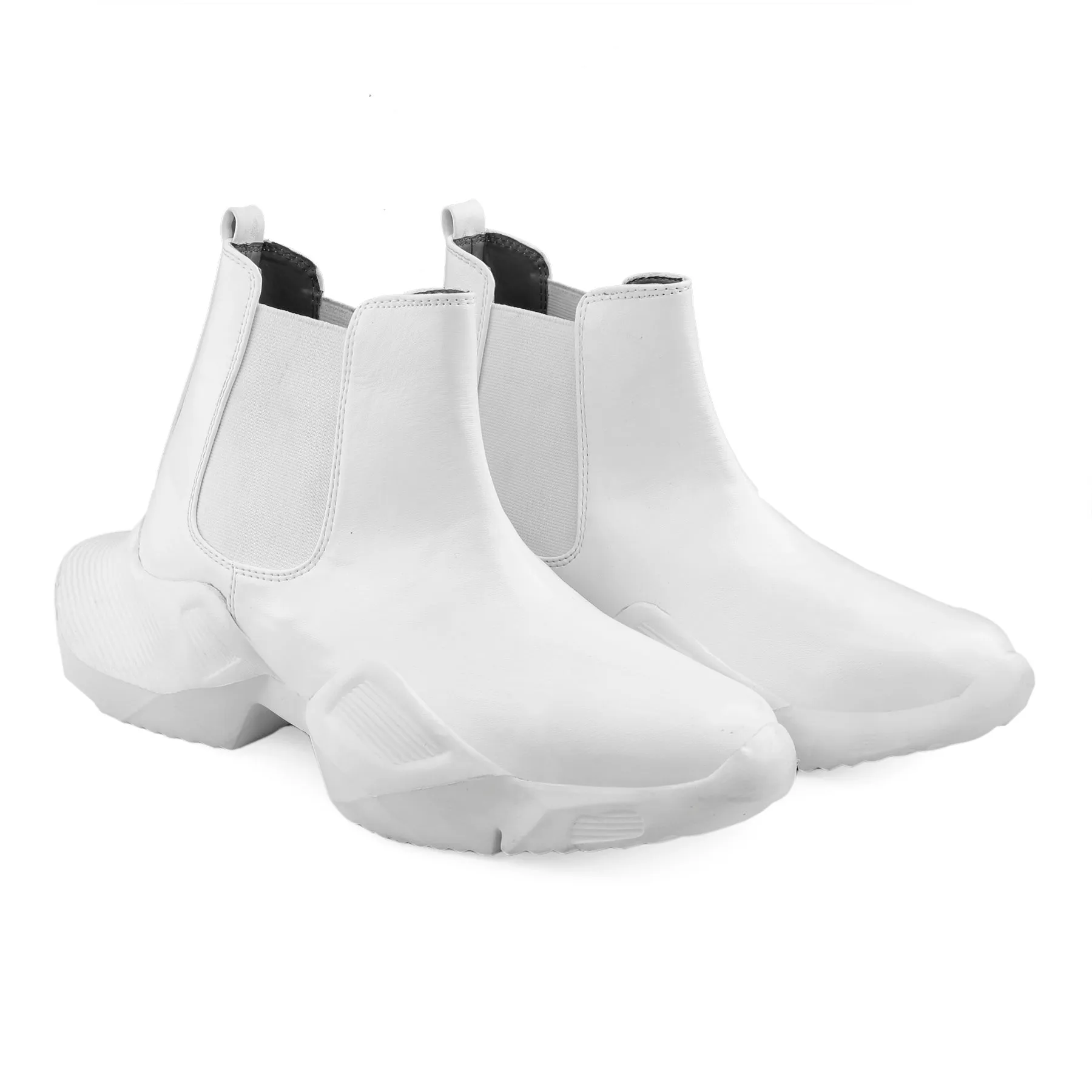 Bxxy Faux Leather Trendiest Slip-on Boots for Men