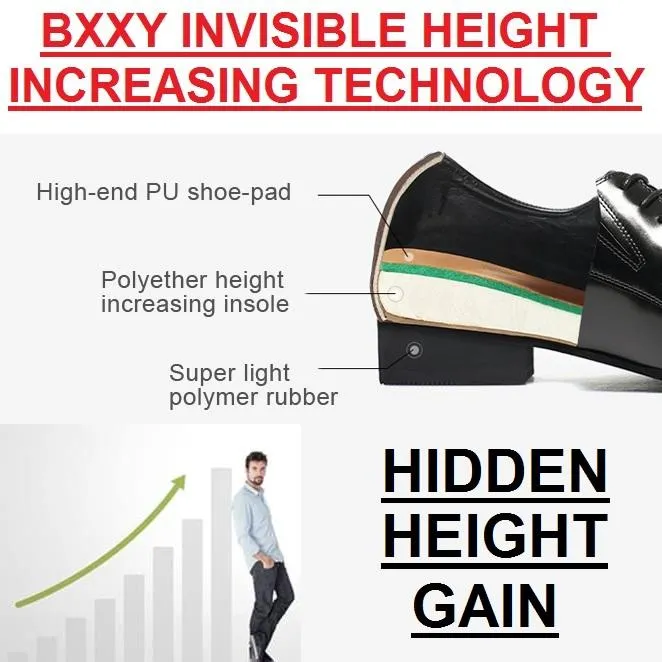 Bxxy Men's New Stylish 3 Inch Hidden Height Increasing Casual Sandals