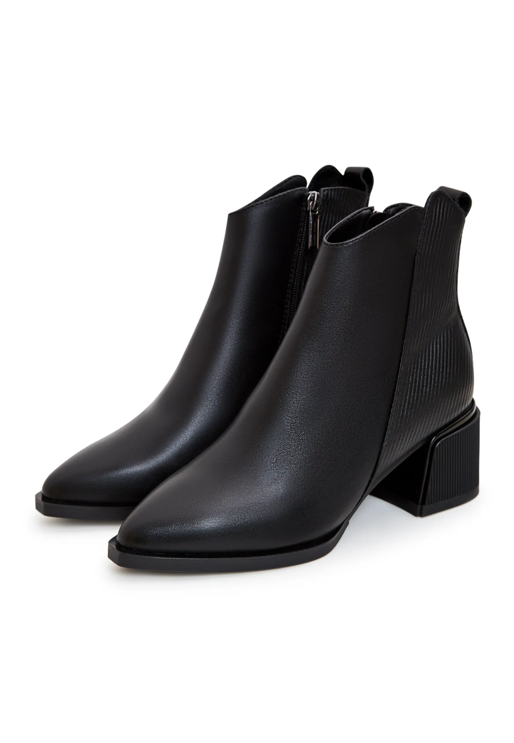 Casual Ankle Boots - Black