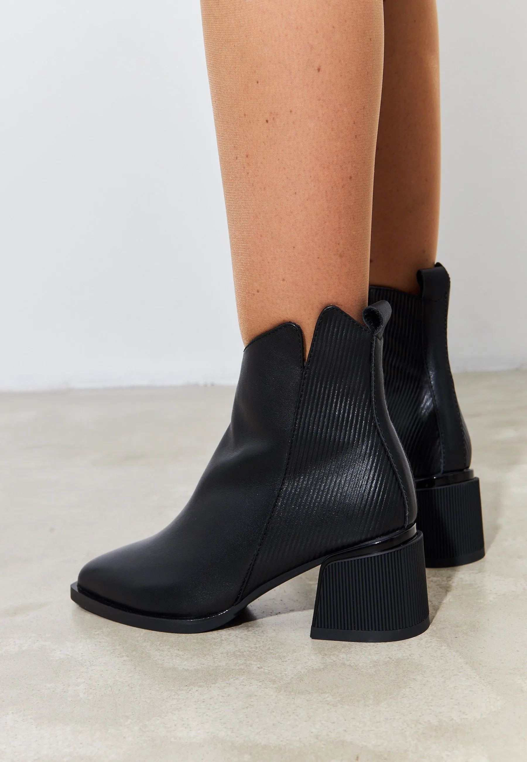 Casual Ankle Boots - Black