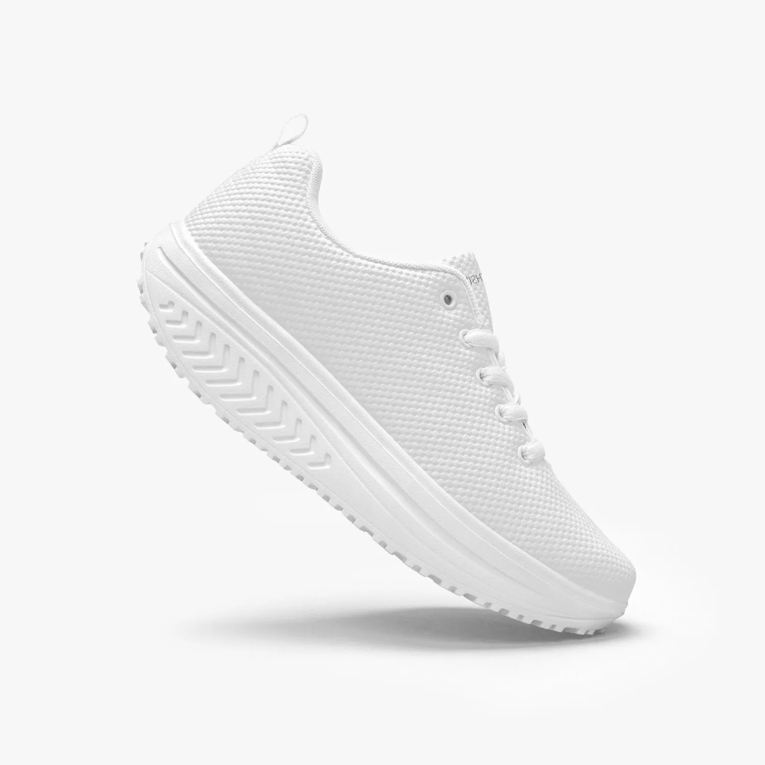 Casual Women’s Mesh Rocking Shoes - White