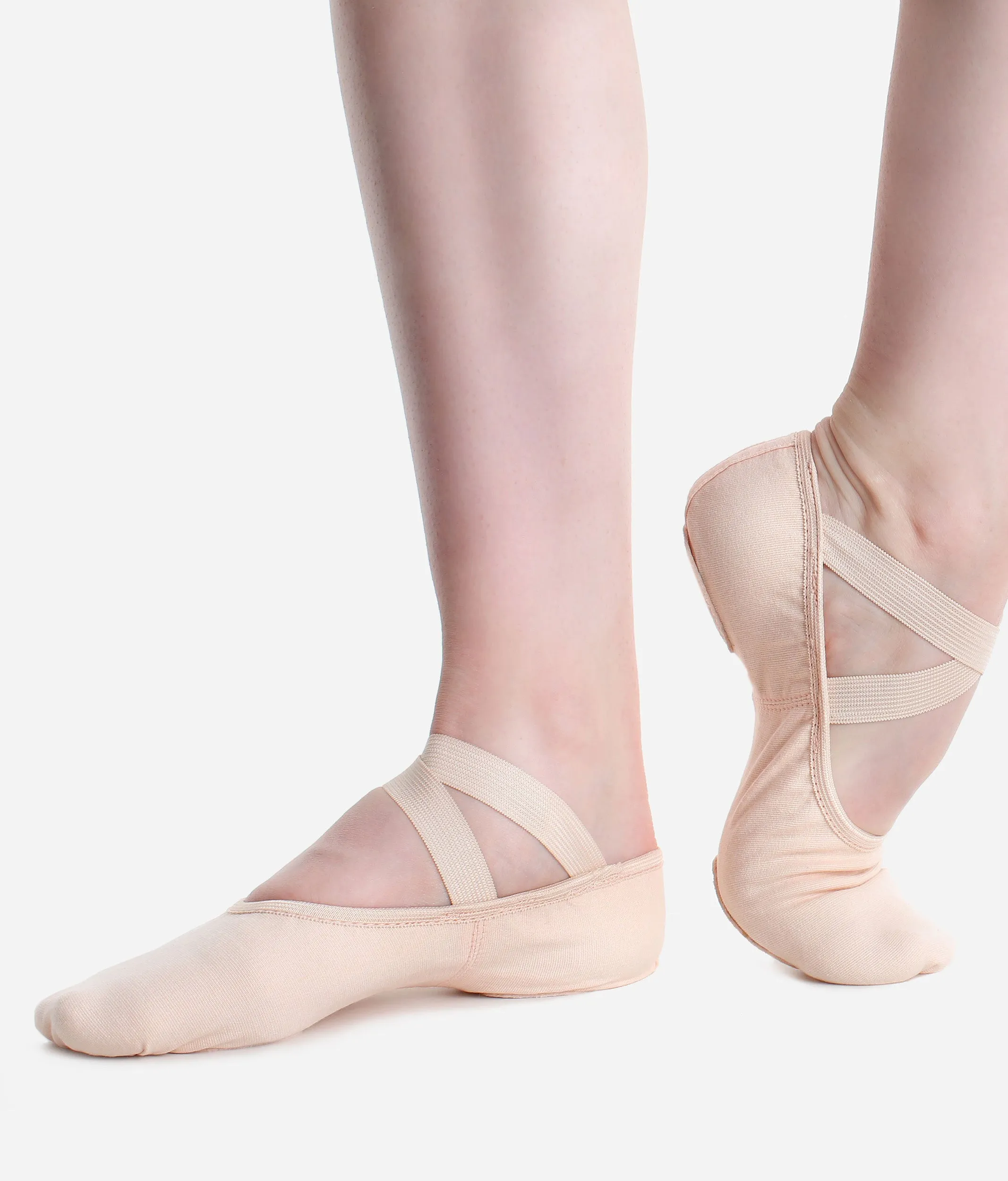 Child's Stretch Canvas Ballet Shoes - VEGAN SD16VG