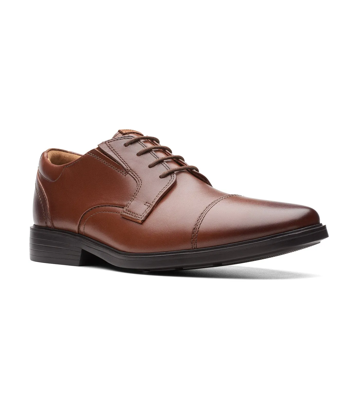 Clarkslite Cap Oxfords Tan