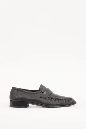 Dark Brown Leather Soft Loafer