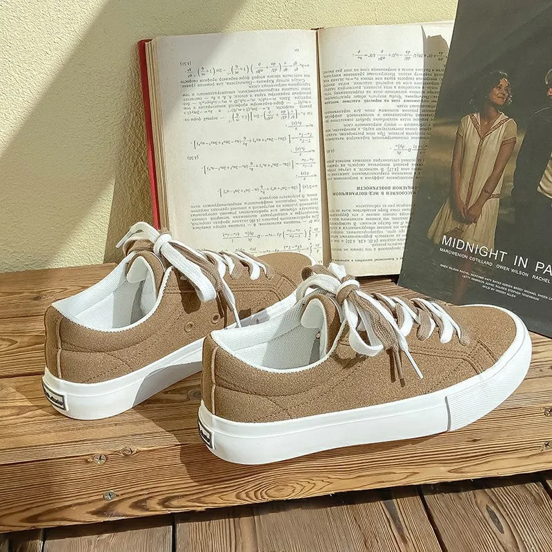 Durable Women's Design Board Retro Versatile Canvas Shoes