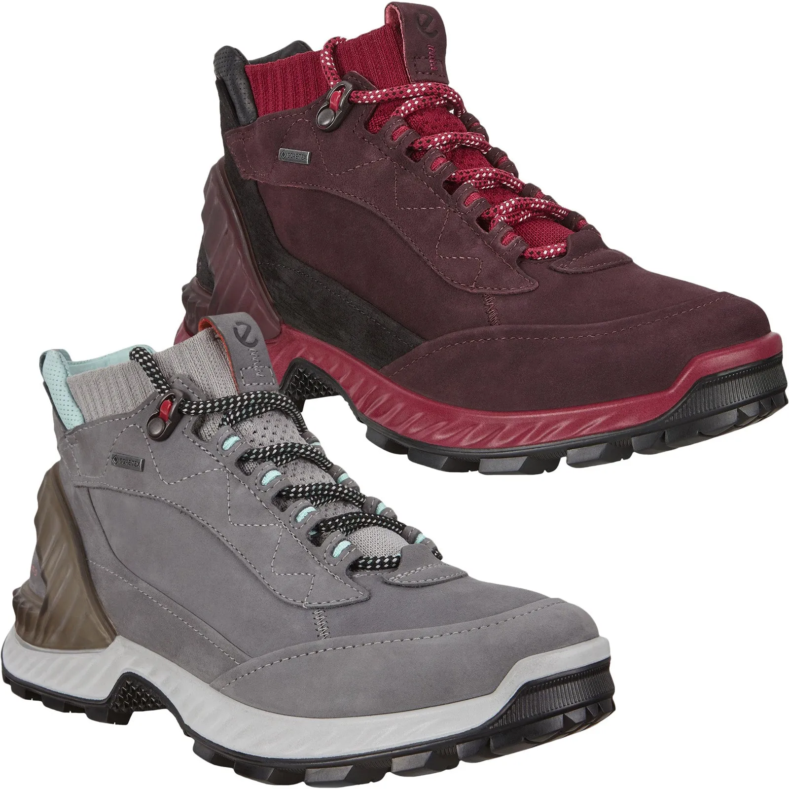 ECCO Womens Exohike GORE-TEX Leather Walking Boots