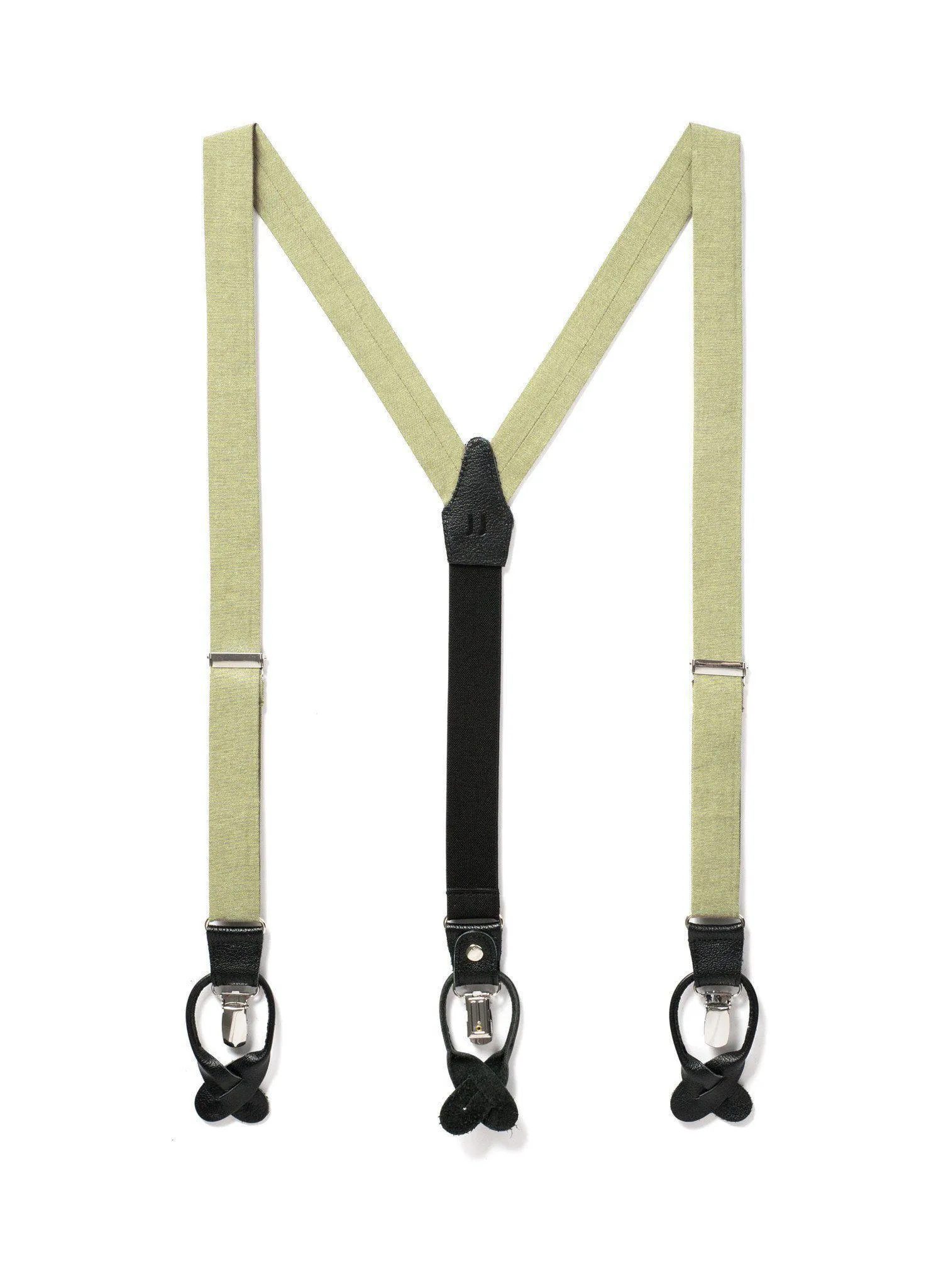 Egyptian Sands - Classic Olive Suspenders