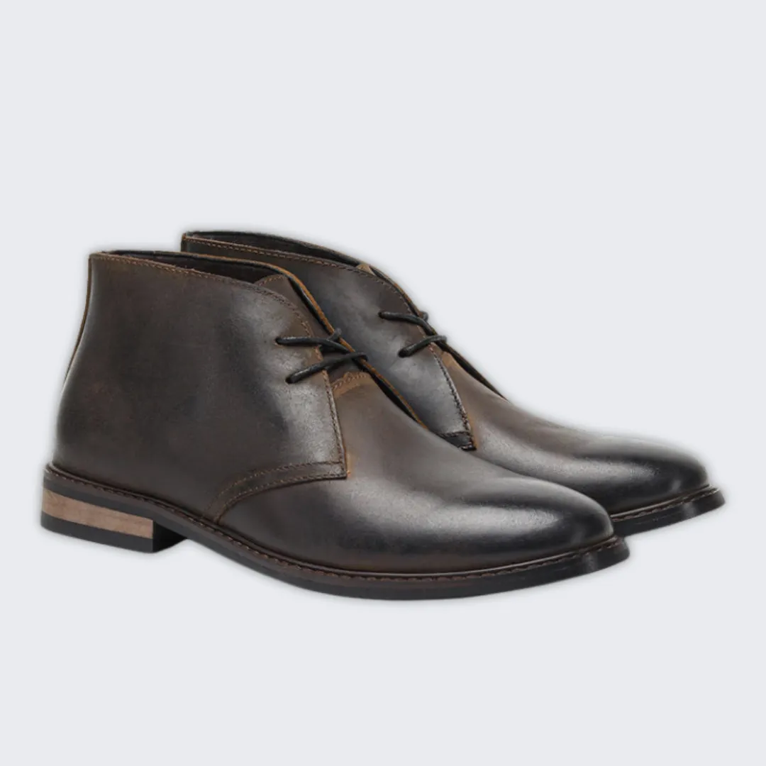 Elegant Leather Ankle Boots - Stylish Comfort for Every Occasion