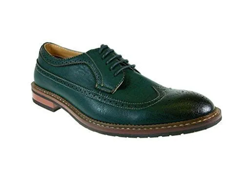 Ferro Aldo Men's 19312 Brogue Wing Tip Oxford Shoes