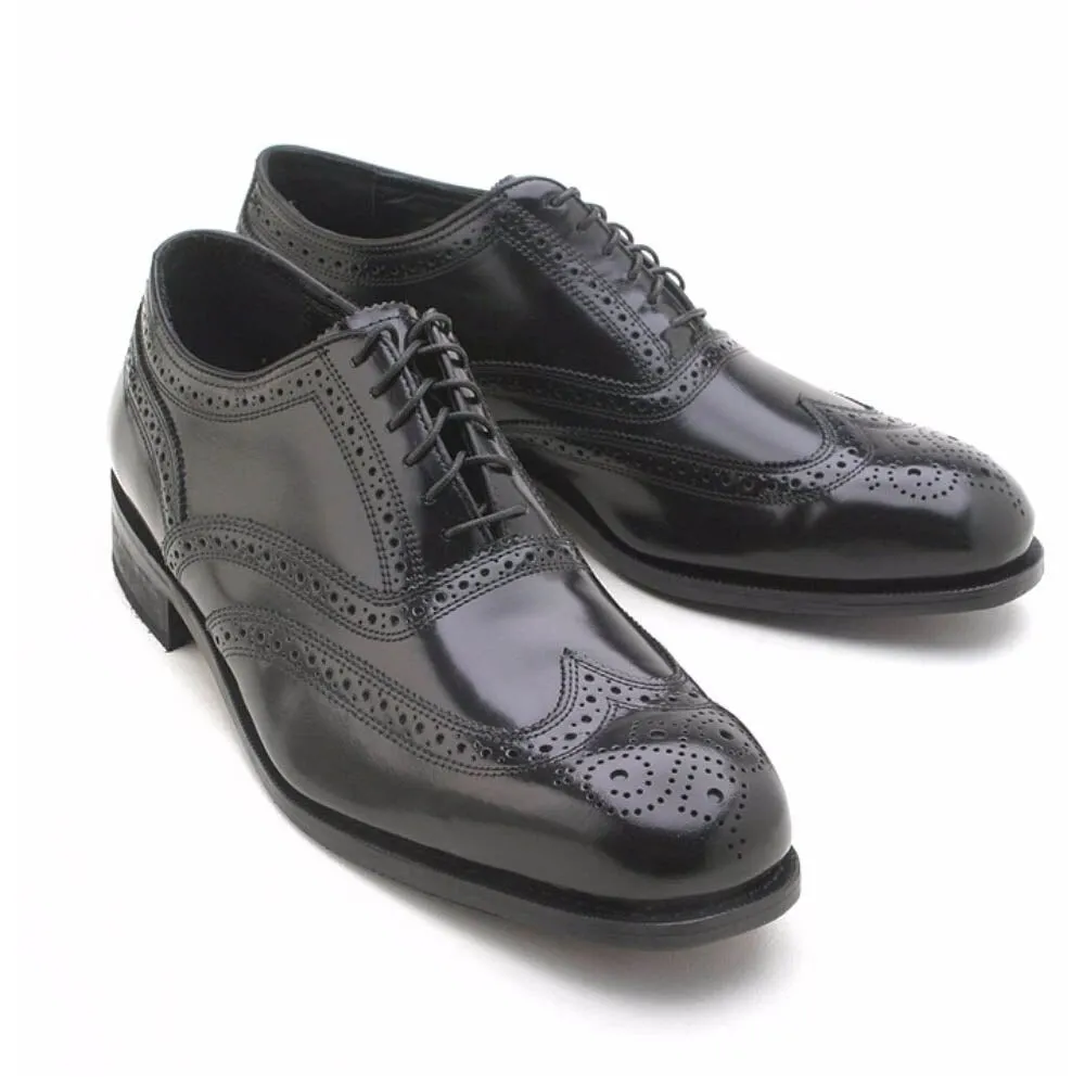 Florsheim Lexington Black Leather Wing-Tip