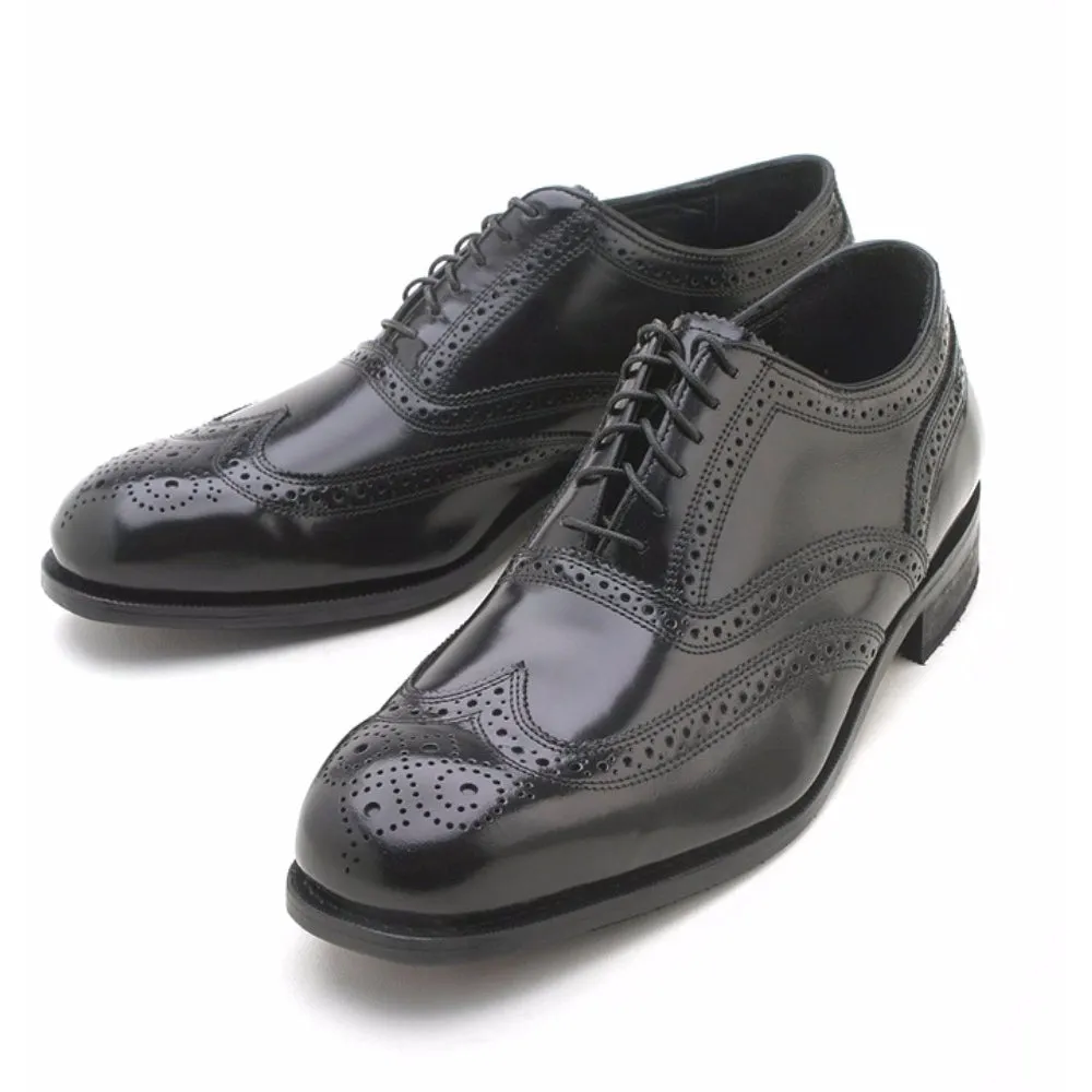 Florsheim Lexington Black Leather Wing-Tip