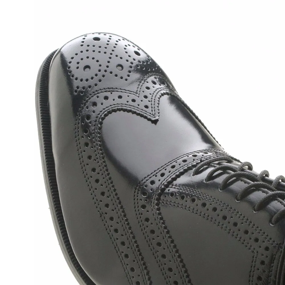 Florsheim Lexington Black Leather Wing-Tip