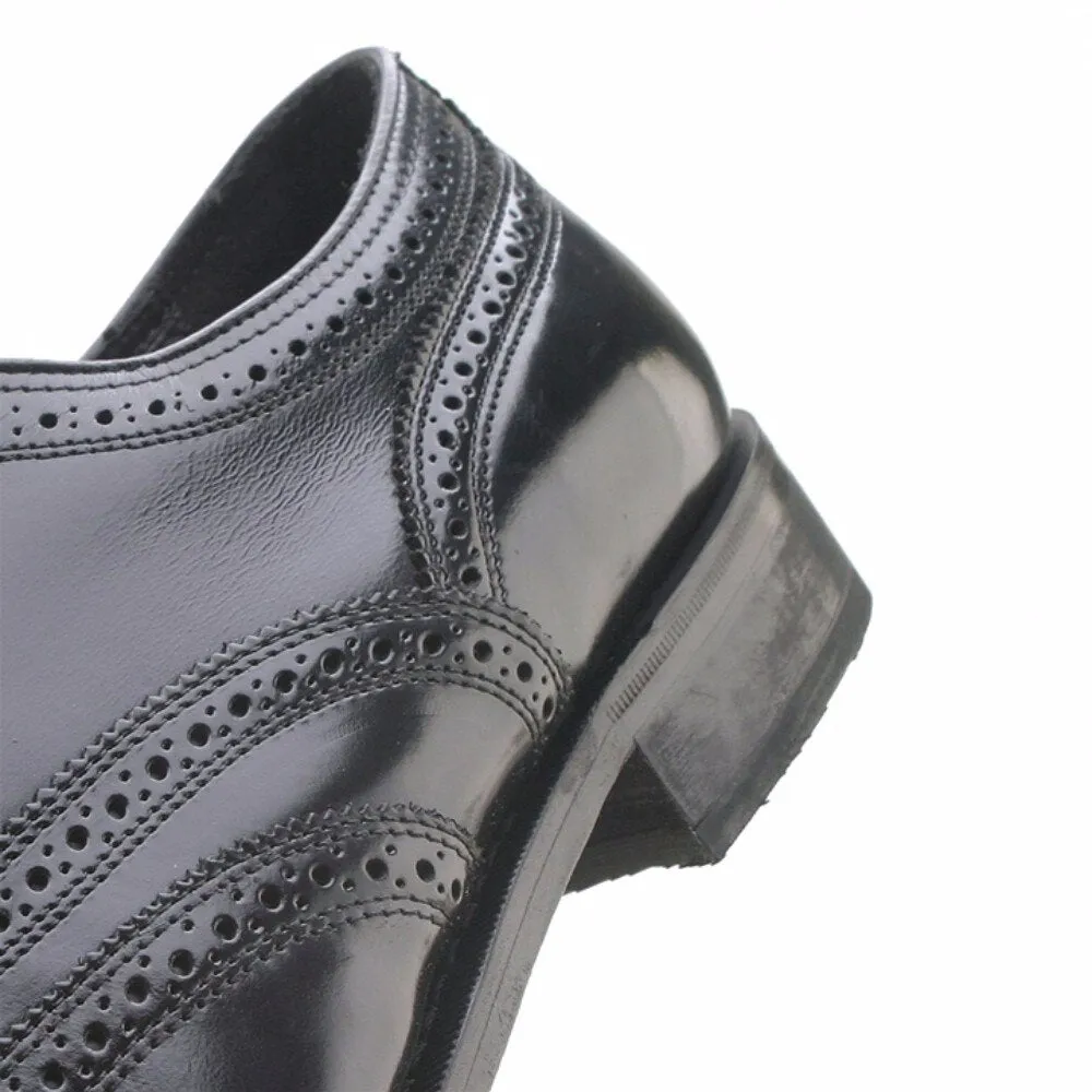 Florsheim Lexington Black Leather Wing-Tip