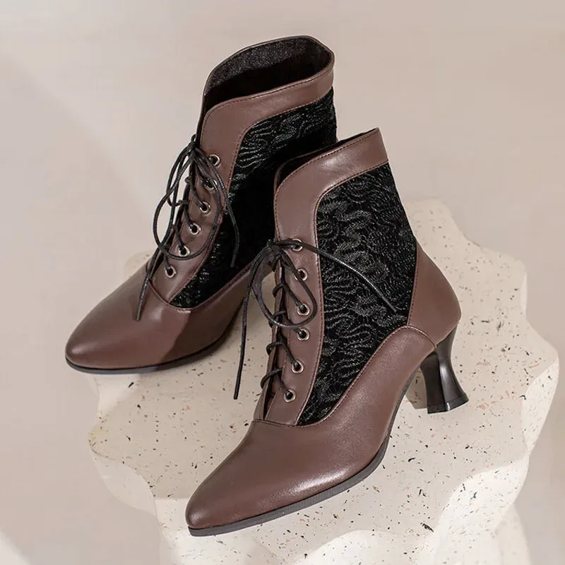 Glued To Your Disaster Ankle Boots