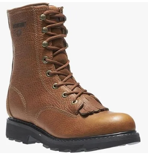 Herrin 8" S/R  S/T E/H Kiltie Lacer Boot - W08393