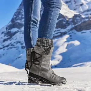 Ivyshape | Cozy Mid-Calf Weatherproof Boots