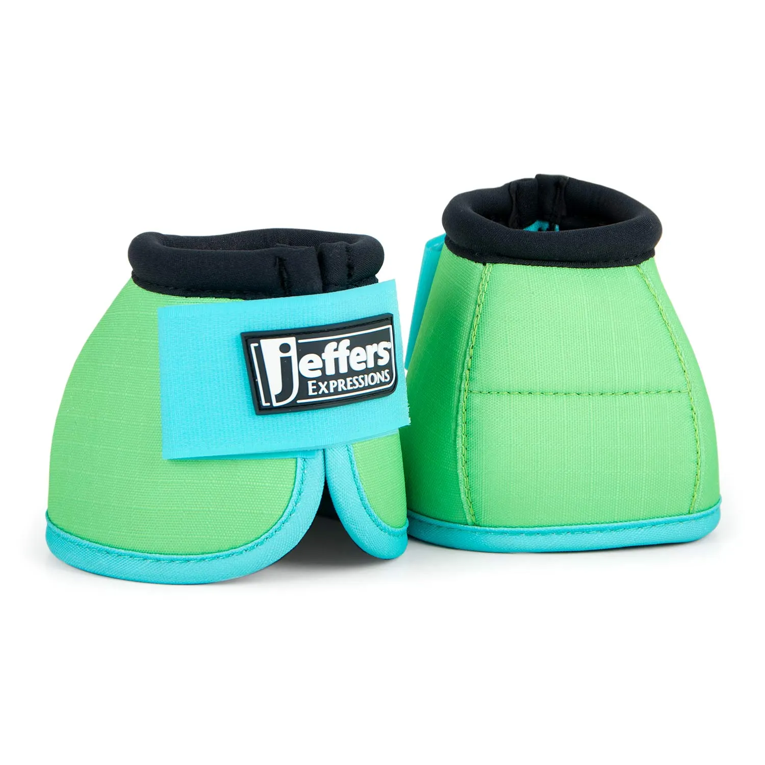 Jeffers Protective Neon Bell Boots for Horses