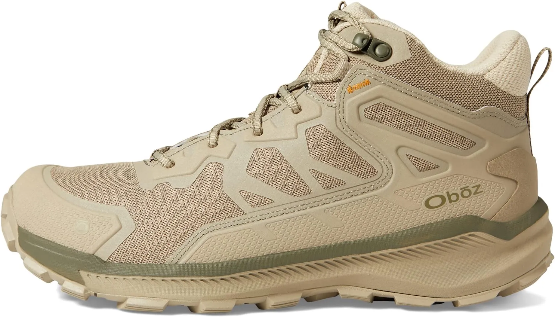 Katabatic Mid Oboz hiking shoes, Sandbox color