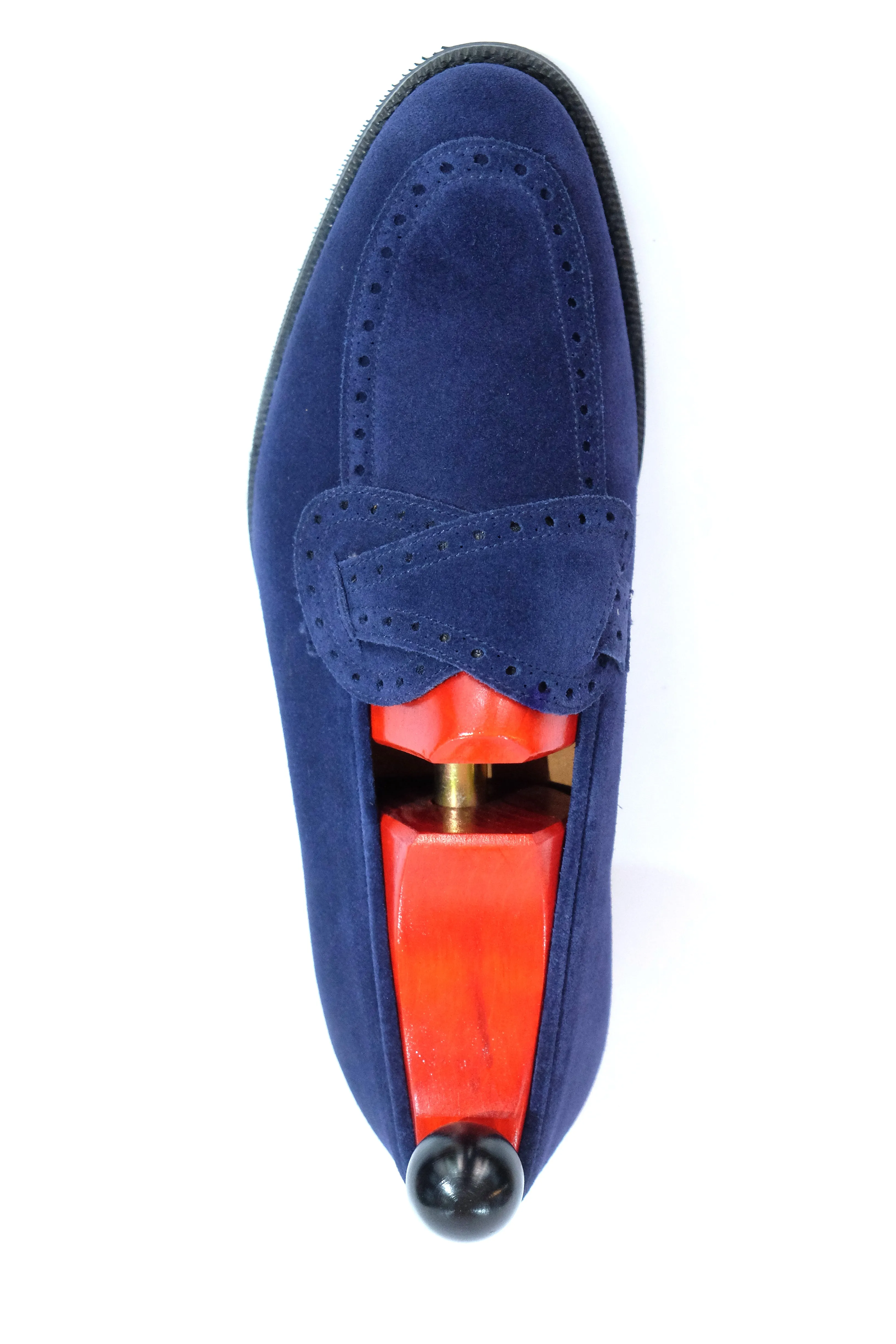 Kennewick - MTO - Dark Blue Suede - TMG Last - Single City Rubber Sole