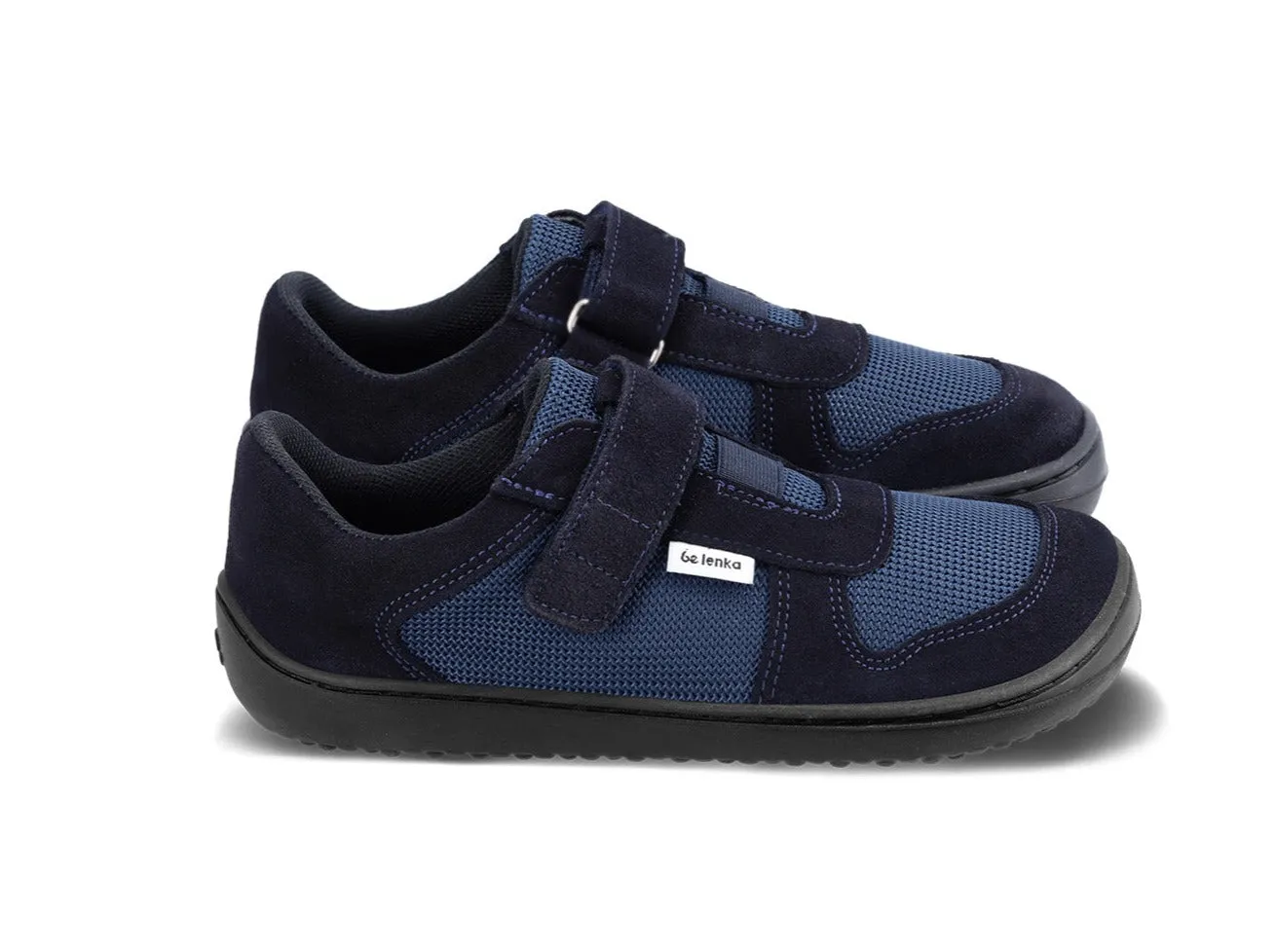 Kids barefoot sneakers Be Lenka Joy - Dark Blue & Black Clearance