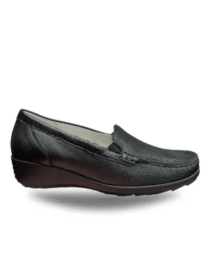 Ladies Waldlaufer Loafers Black Leather 348528 171 001 sale