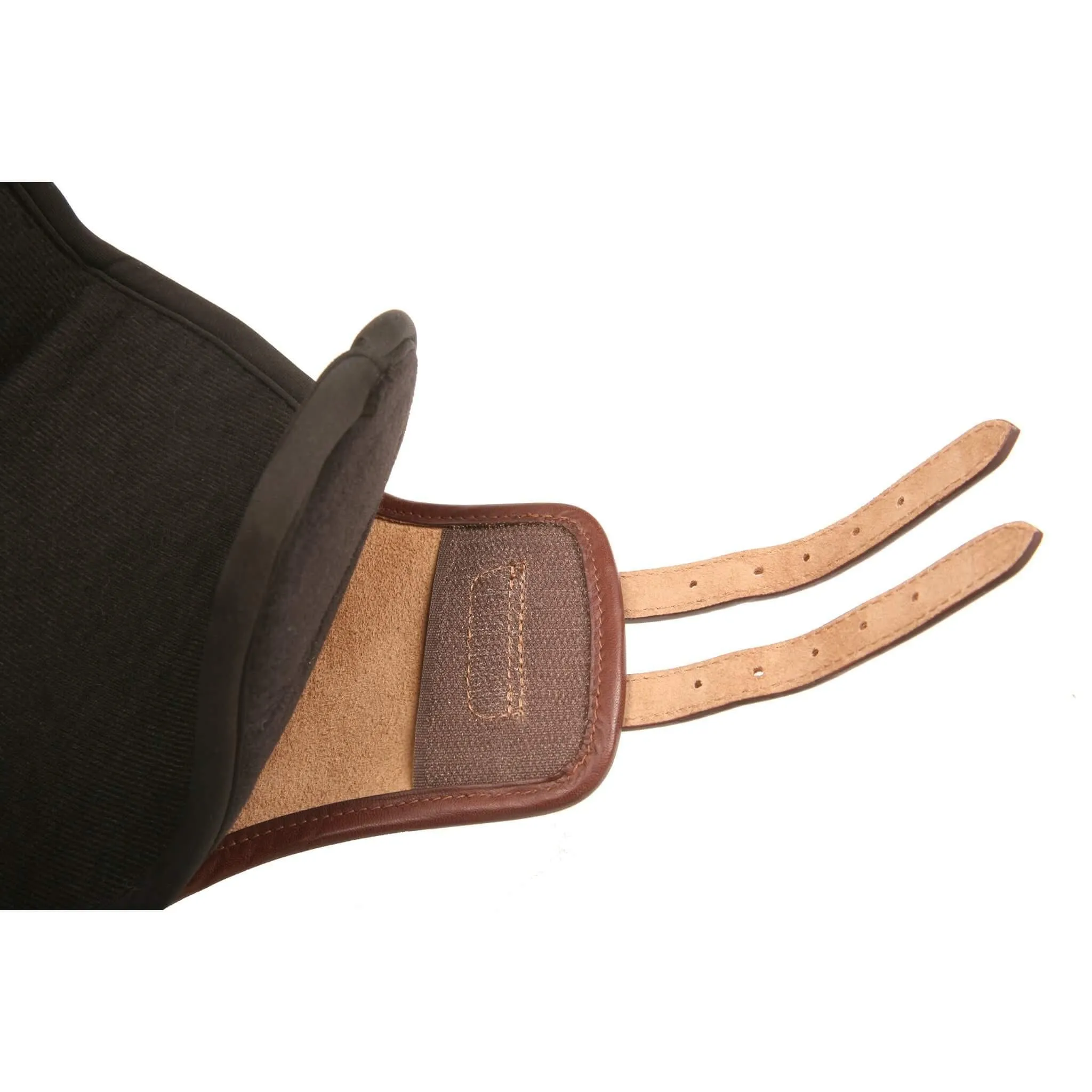 Leather Equitation Tendon Boot with Impact Protective Removable Liners (Buckle Closures)