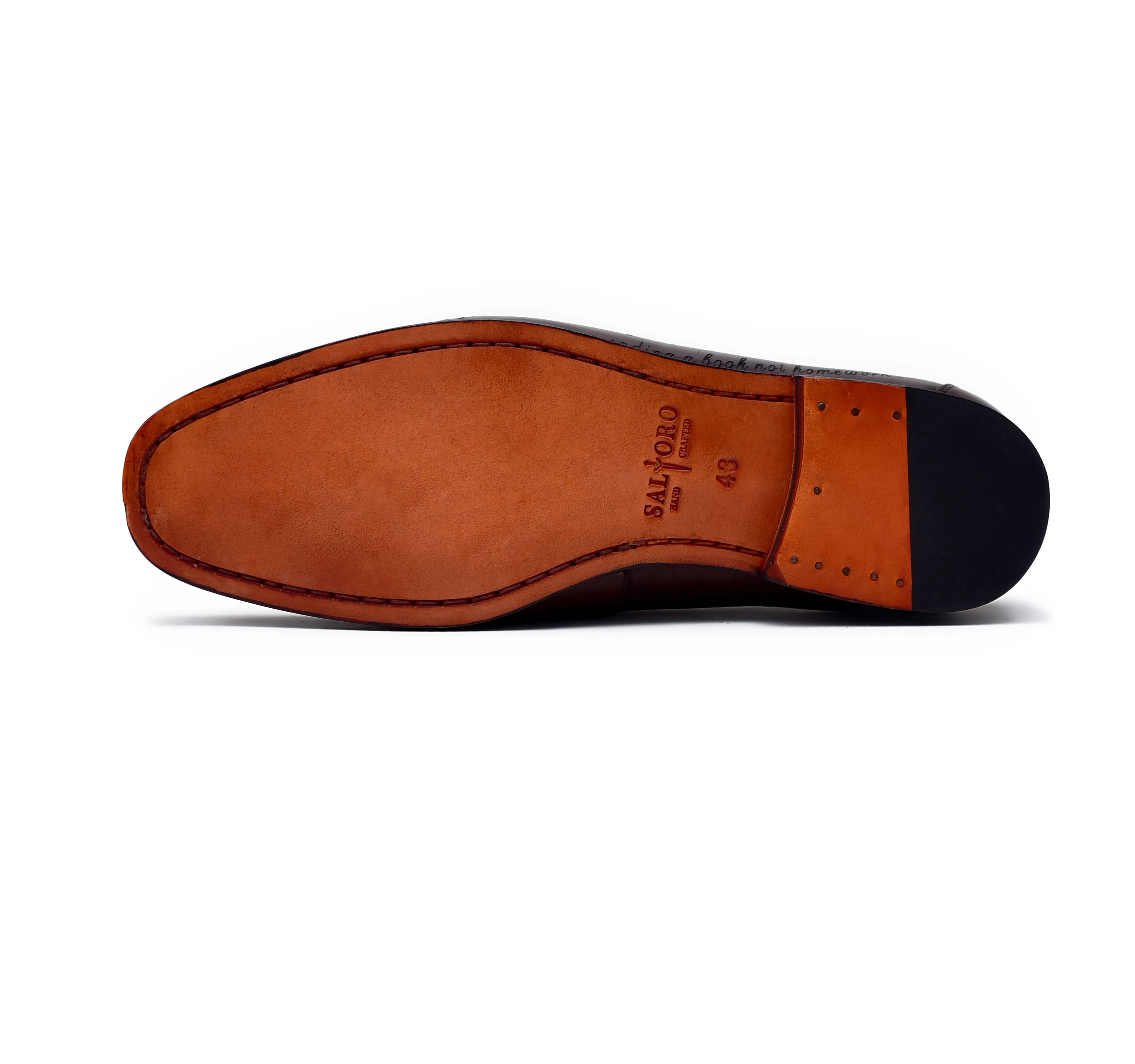 Lucca II - Brown Leather Tassel Loafers