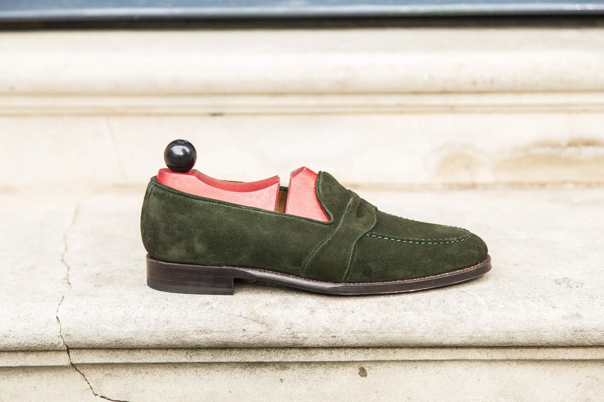 Madison - MTO - Forest Green Suede - TMG Last - Single Leather Sole