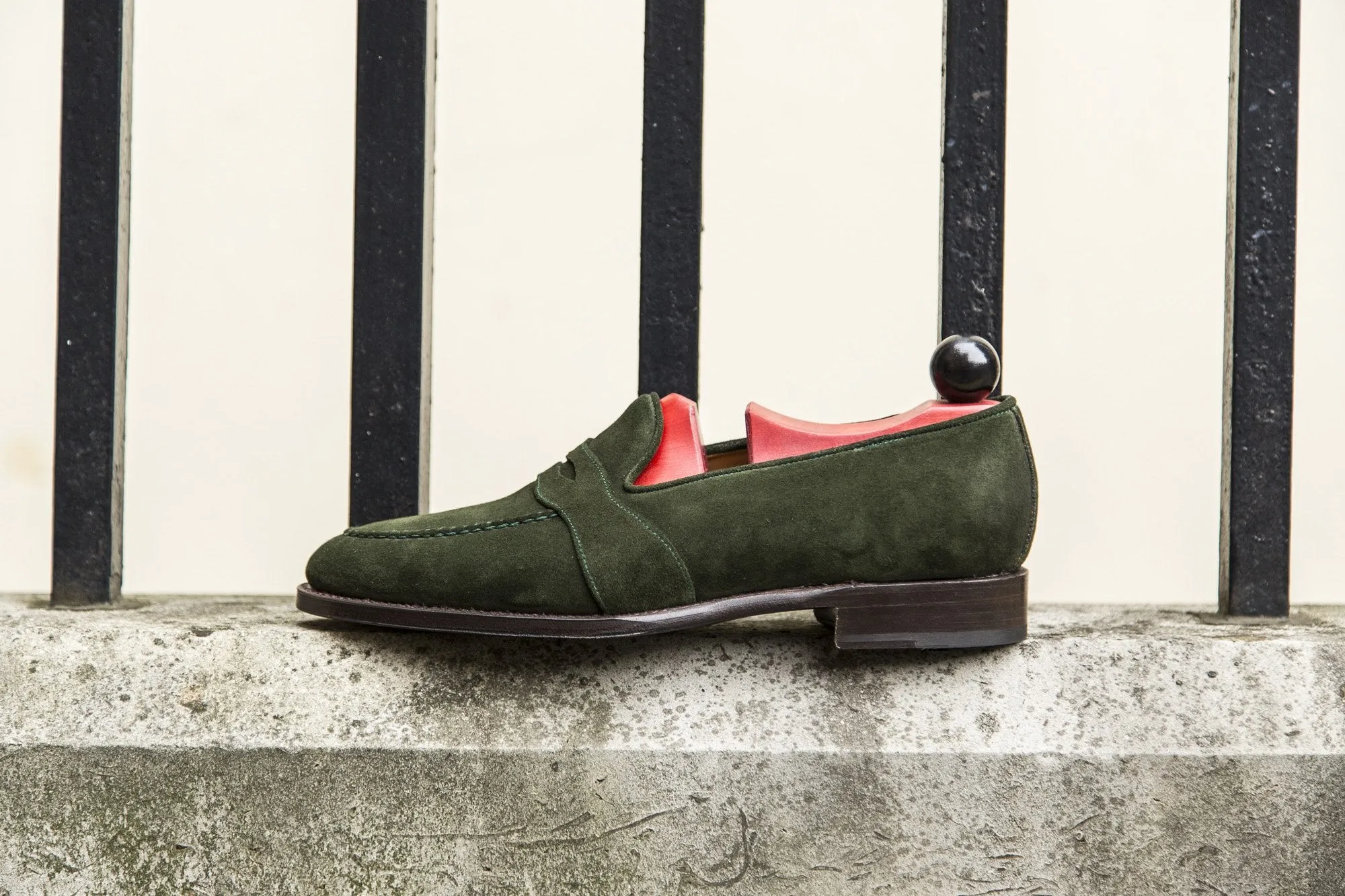 Madison - MTO - Forest Green Suede - TMG Last - Single Leather Sole