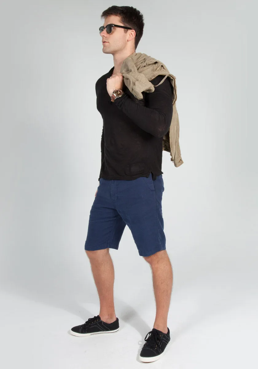 Men's Linen Shorts | 100% Natural Italian Style Short Pants, Item #1210