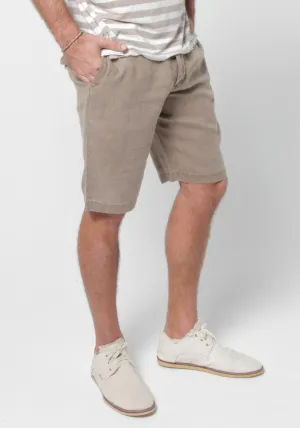 Men's Linen Shorts | 100% Natural Italian Style Short Pants, Item #1210