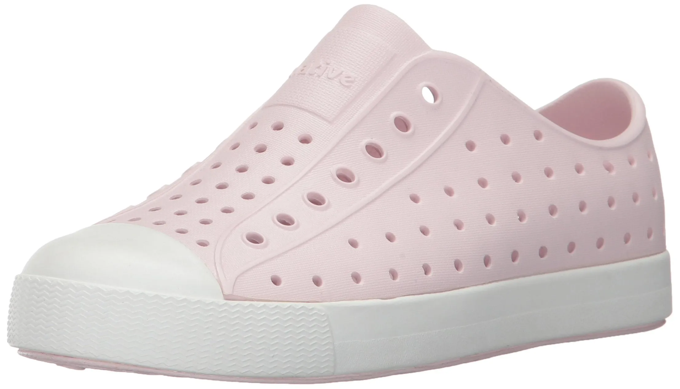 Native Junior's Jefferson Sneaker - Milk Pink/Shell White 15100100-6801