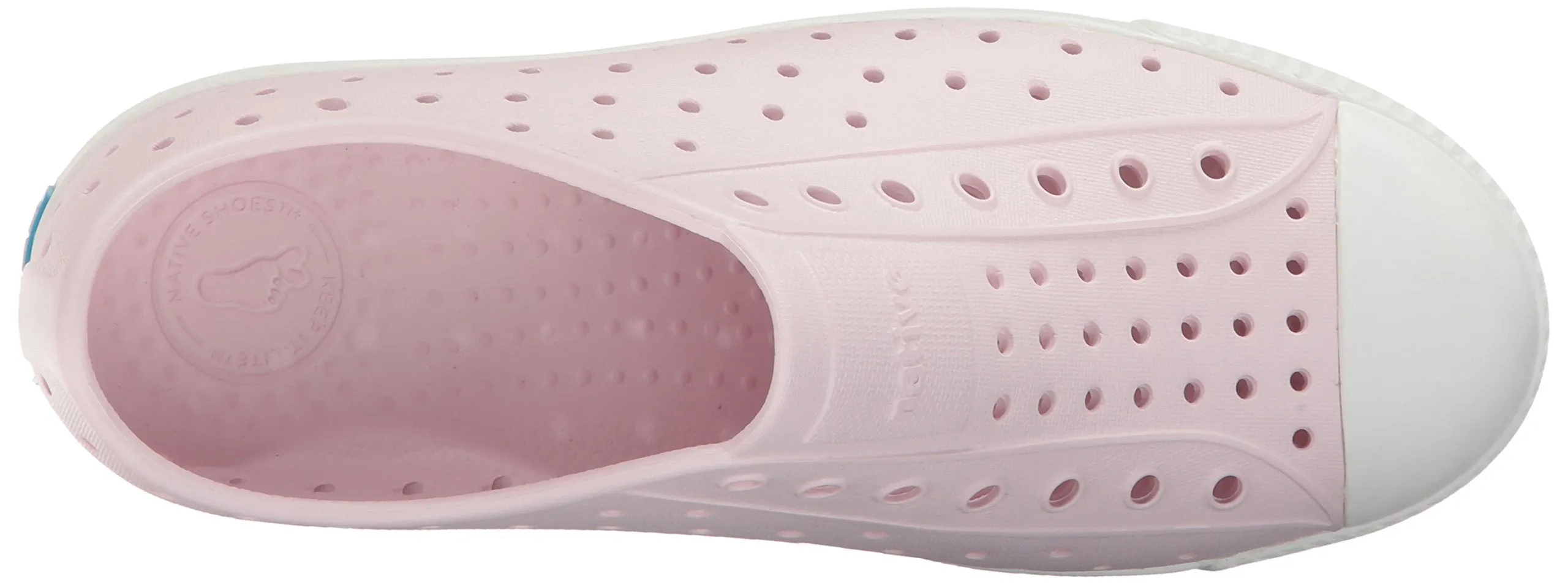 Native Junior's Jefferson Sneaker - Milk Pink/Shell White 15100100-6801