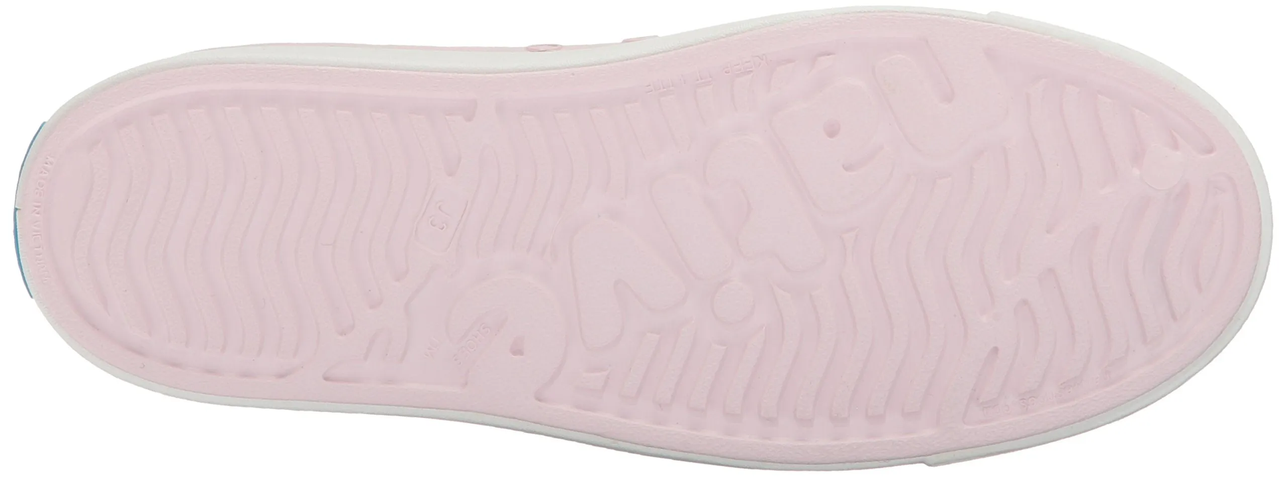 Native Junior's Jefferson Sneaker - Milk Pink/Shell White 15100100-6801