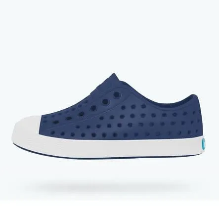 Native Junior's Jefferson Sneaker - Regatta Blue/Shell White 15100100-4201