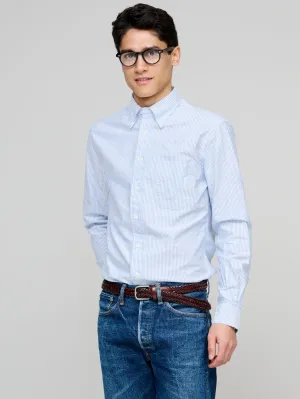 Oxford Shirt, Blue Striped