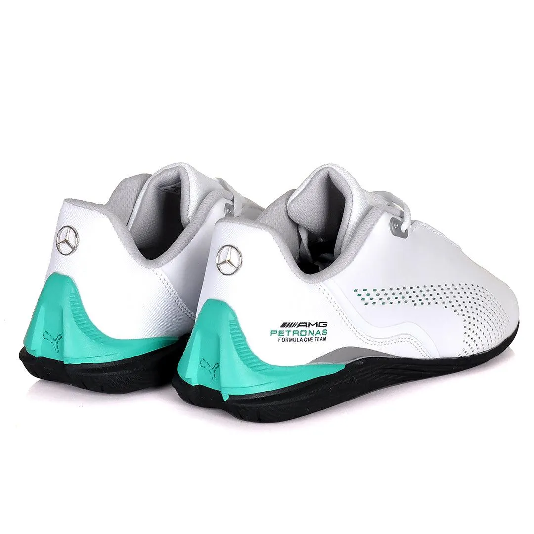 PM Green Drift Cat Decima Motorsport White Sneakers