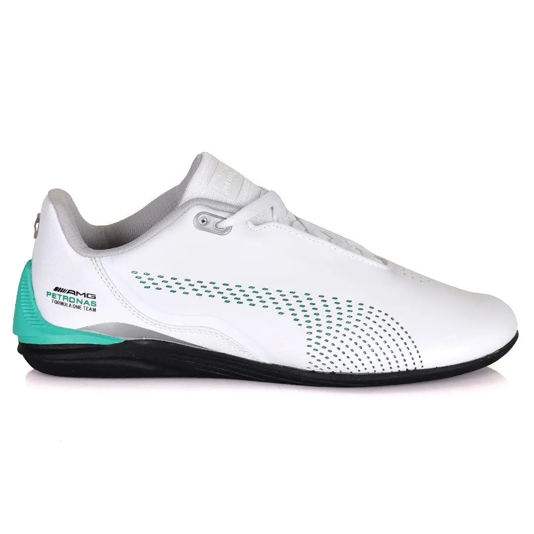 PM Green Drift Cat Decima Motorsport White Sneakers