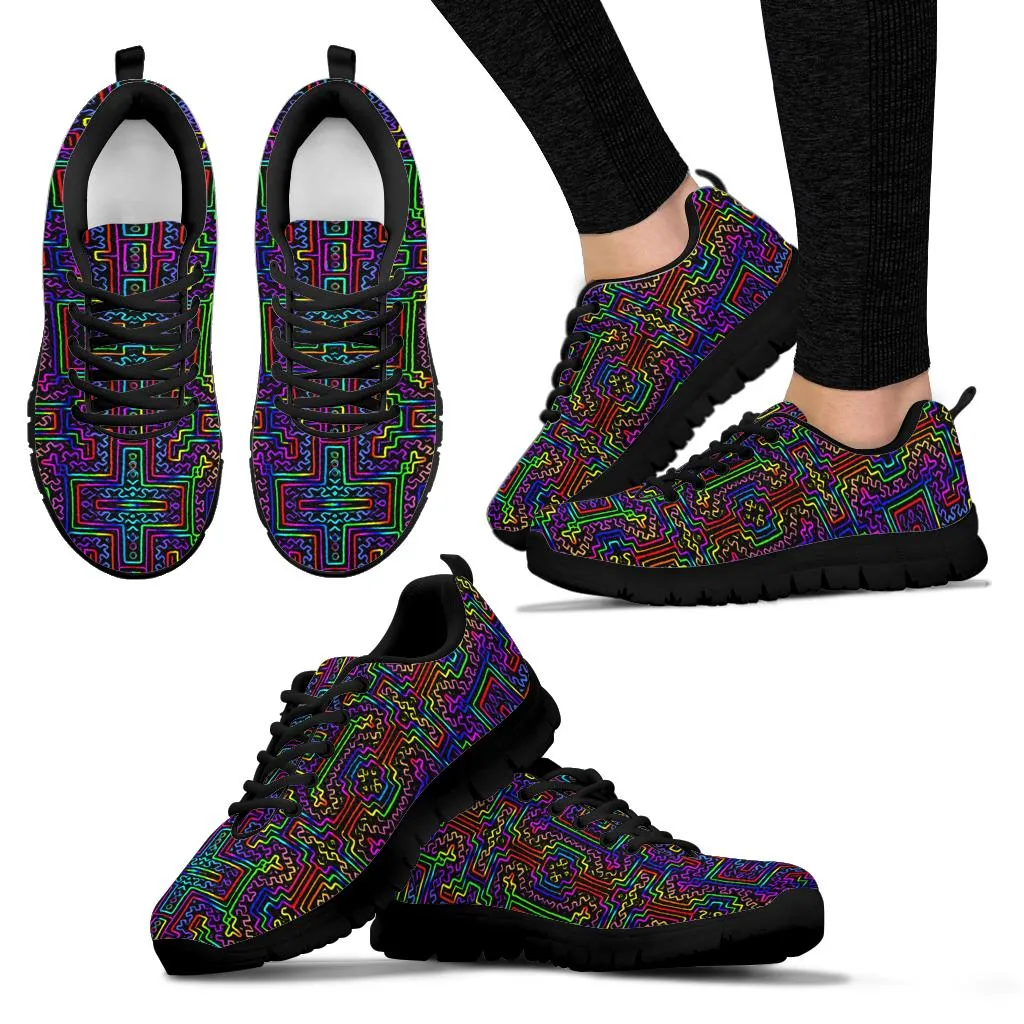 Prismatic Overlay Sneakers